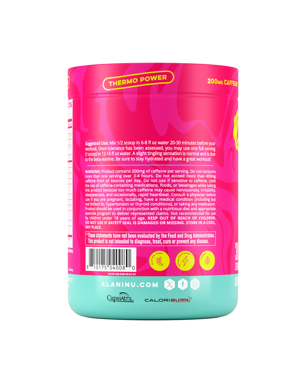 Pre-Workout+ Burn - Dragon Fruit Rush