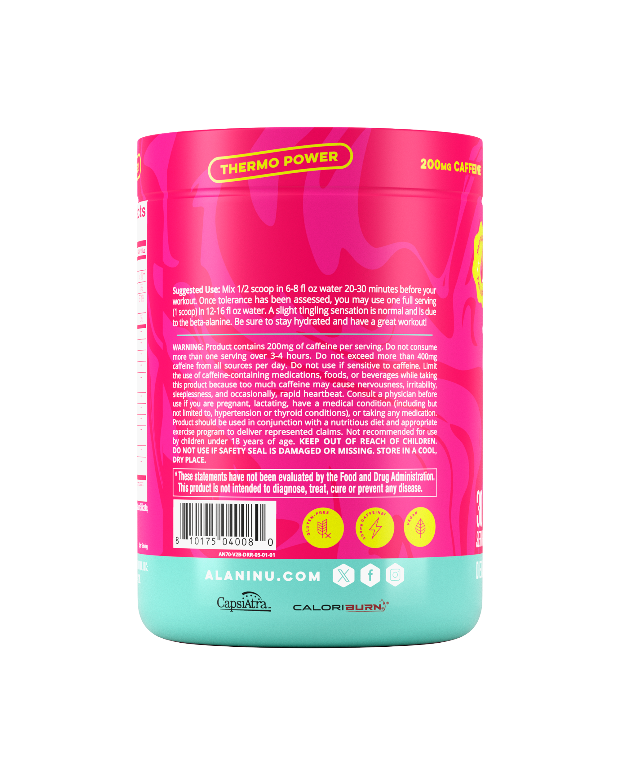 Pre-Workout+ Burn - Dragon Fruit Rush